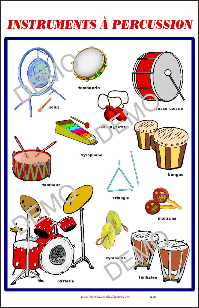 Instrument à percussion - Instrument Musique