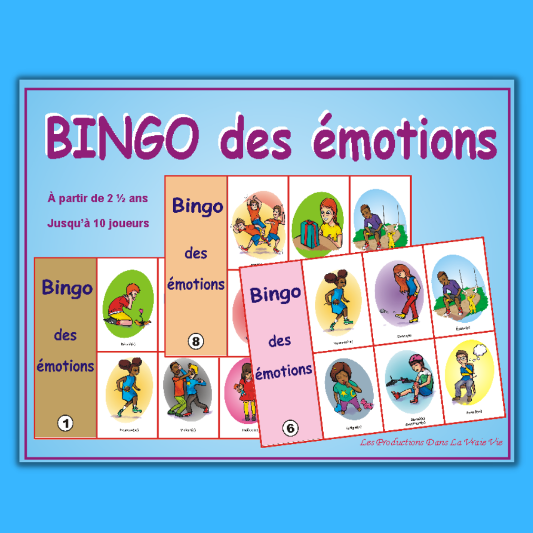 Jeu – Bingo des émotions (téléchargeable)